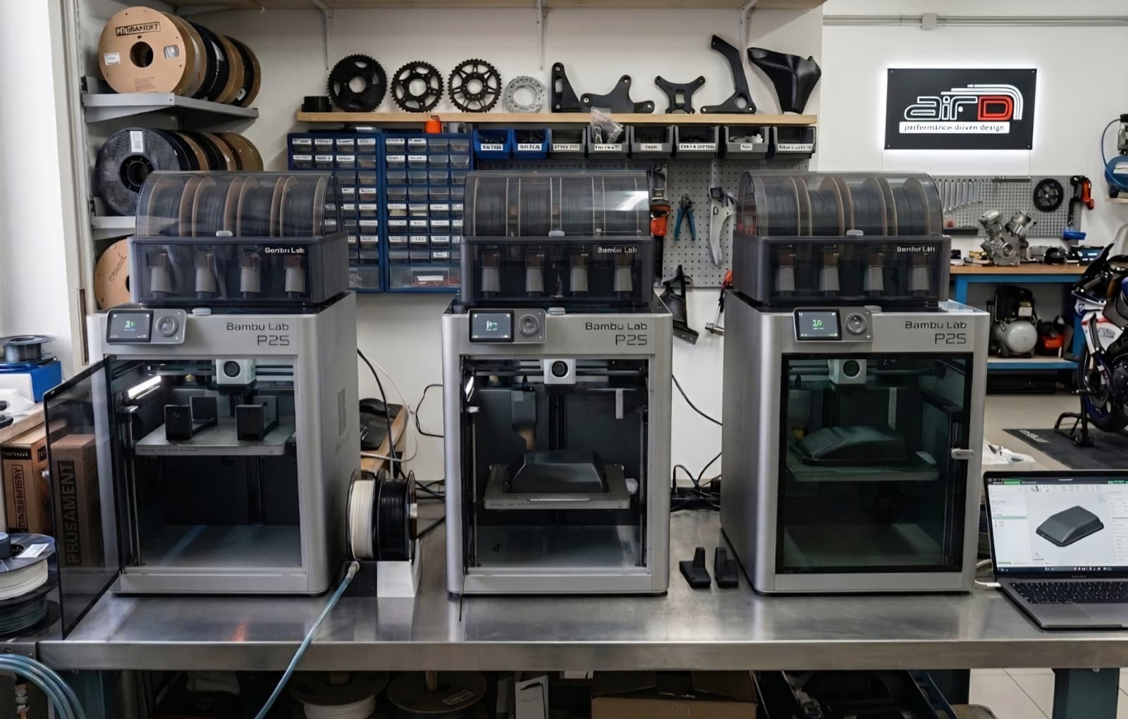 Laboratorio airD: stampanti 3D e componenti tecnici